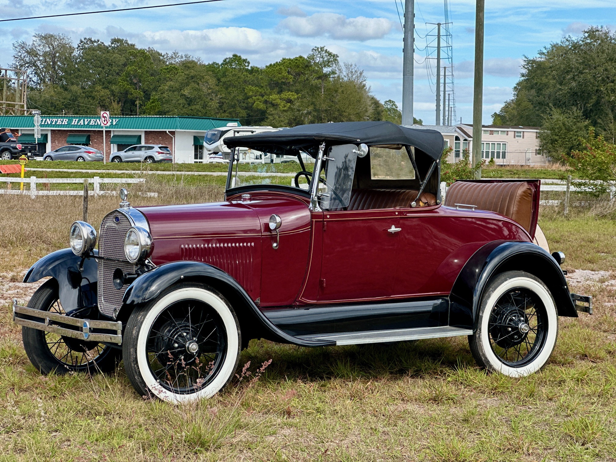 1929 Ford Model A Roadster Zephyrhills Classic Car Auction & Auto Event