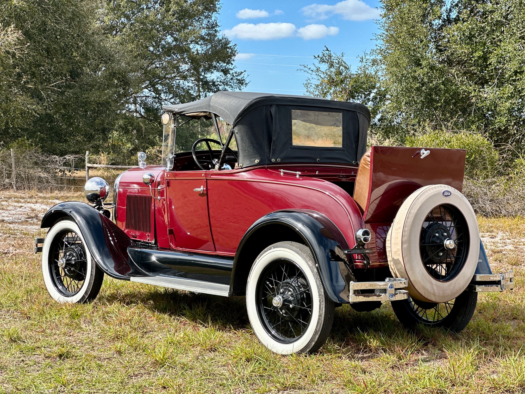 1929 Ford Model A Roadster Zephyrhills Classic Car Auction & Auto Event