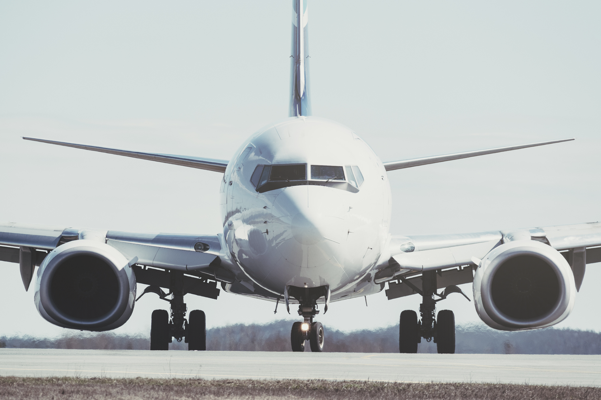 Airplane on the runway